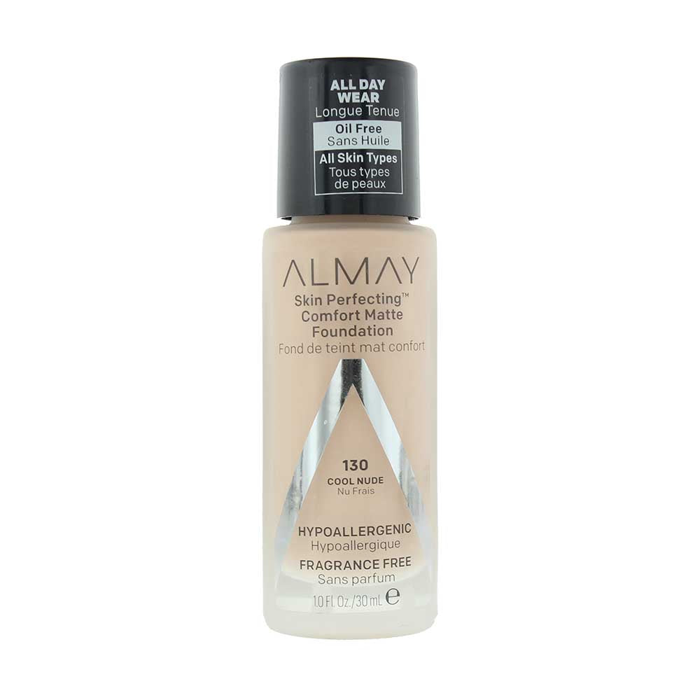 Almay Skin Perfecting Comfort Matte Foundation 30ml - 130 Cool Nude - Glow Empire
