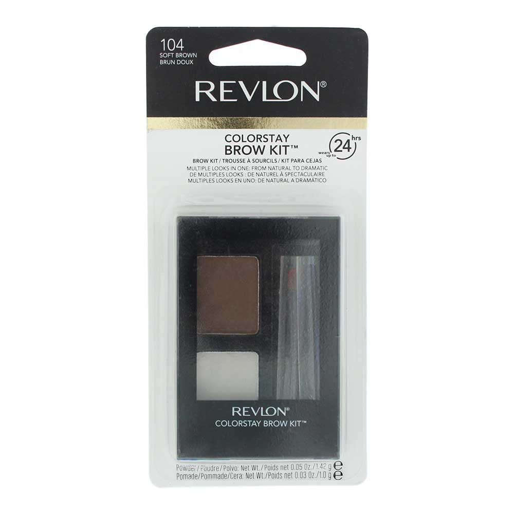 Revlon ColorStay Brow Kit 2.42g - 104 Soft Brown - Glow Empire