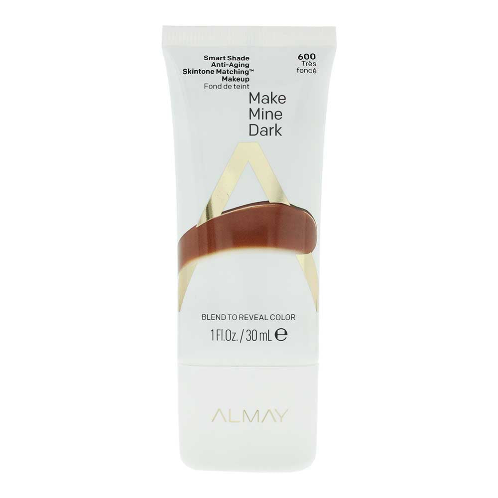 Almay Smart Shade Anti-Aging Skintone Matching Foundation 30ml - 600 Make Mine Dark - Glow Empire