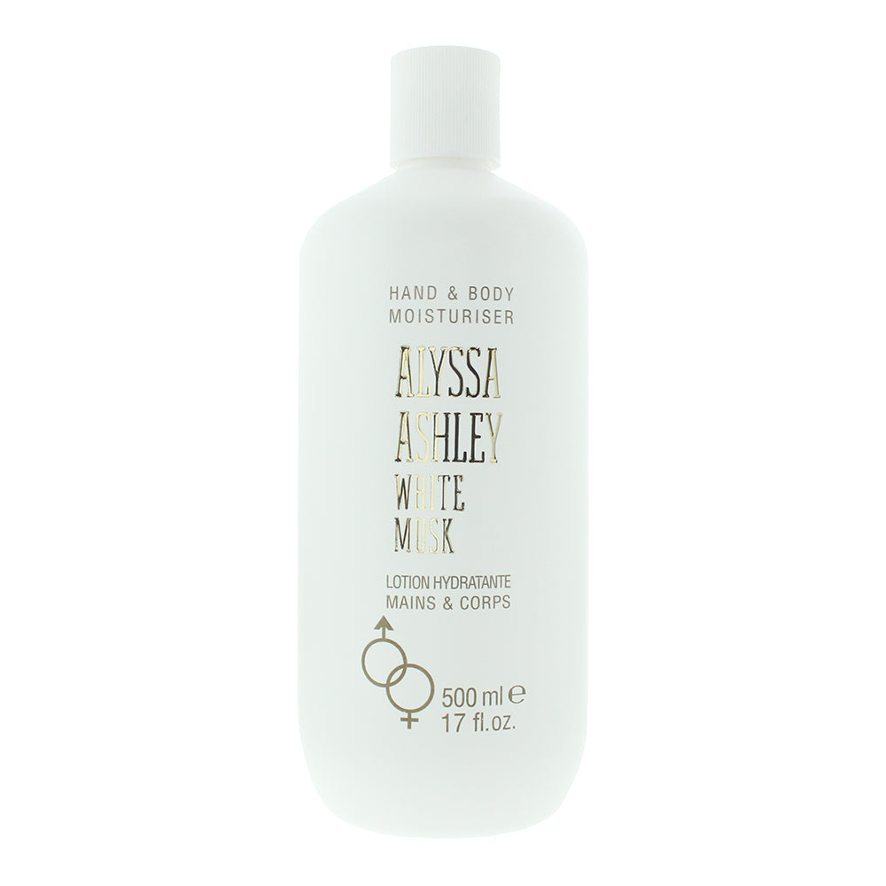 Alyssa Ashley White Musk Hand and Body Moisturiser 500ml - Glow Empire