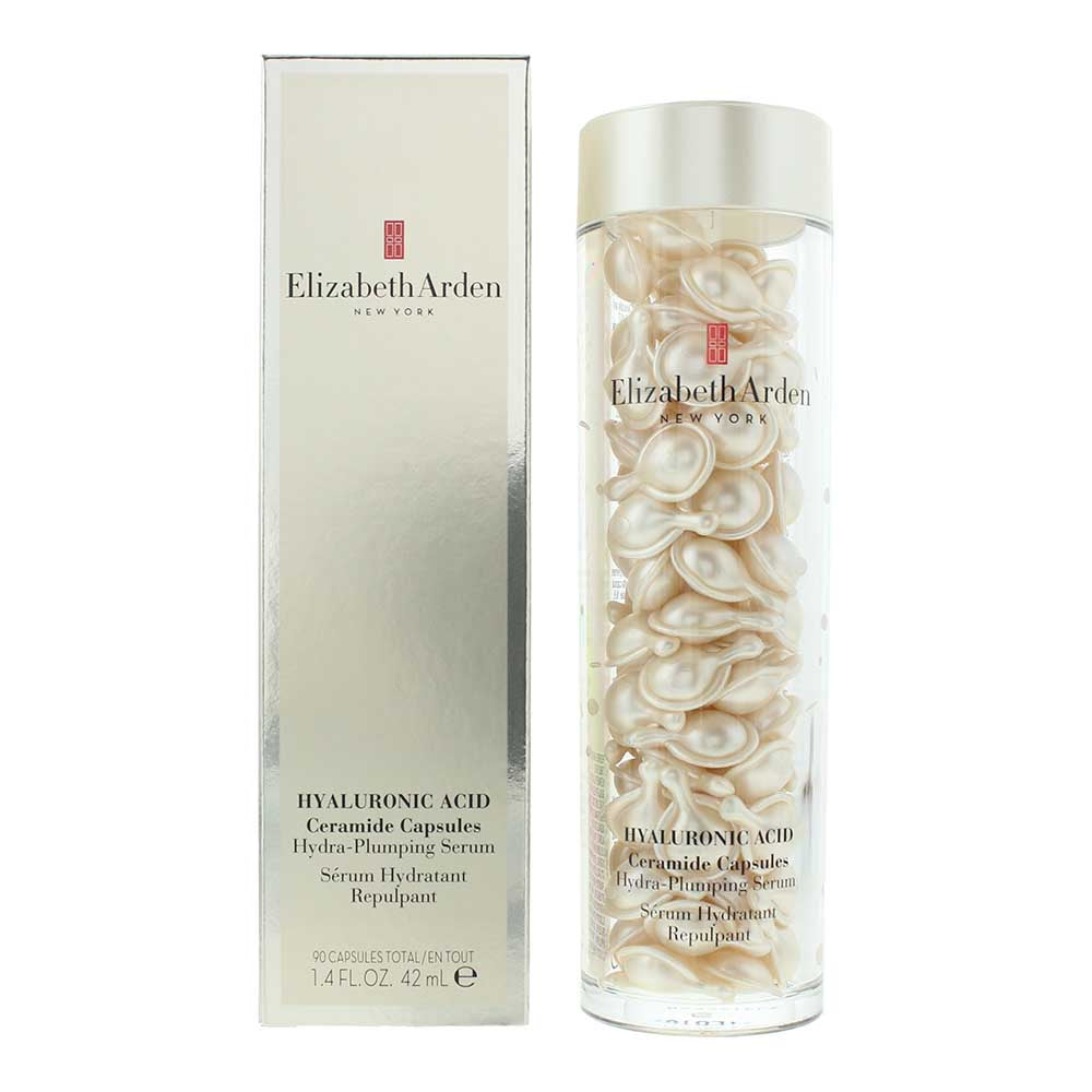 Elizabeth Arden Hyaluronic Acid Ceramide Capsules Hydra-Plumping Serum - 90 Capsules - Glow Empire