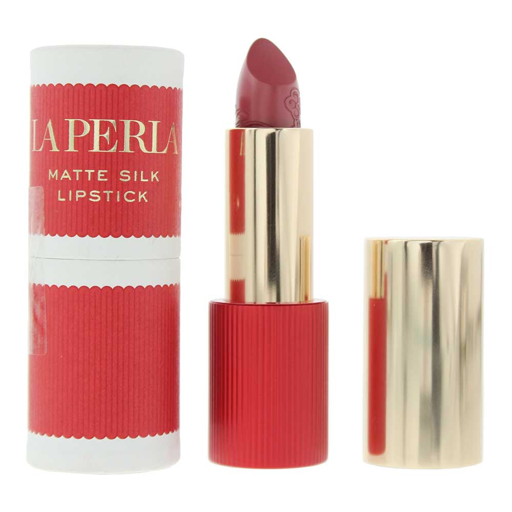 La Perla Matte Silk Lipstick - #109 - Rosewood Red - 3.5g - Glow Empire