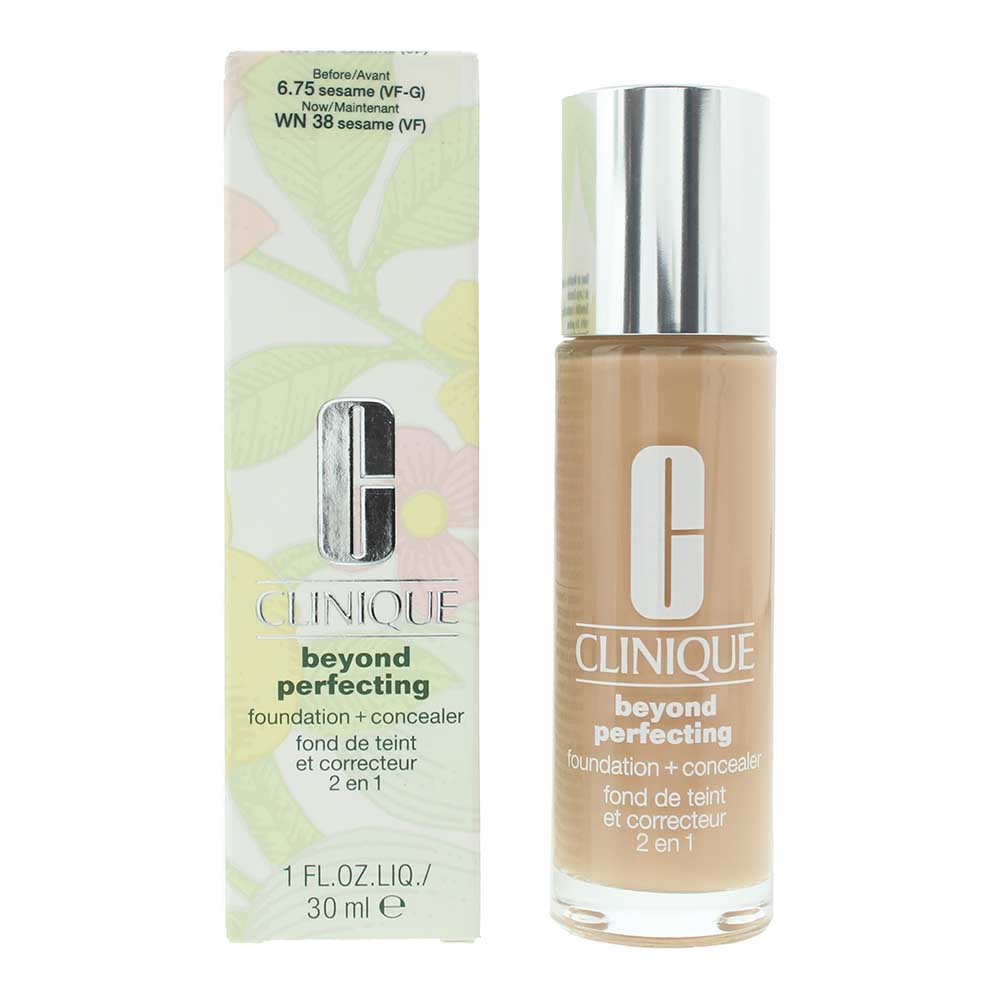 Clinique Beyond Perfecting Foundation + Concealer 30ml - 6.75 Sesame - Glow Empire