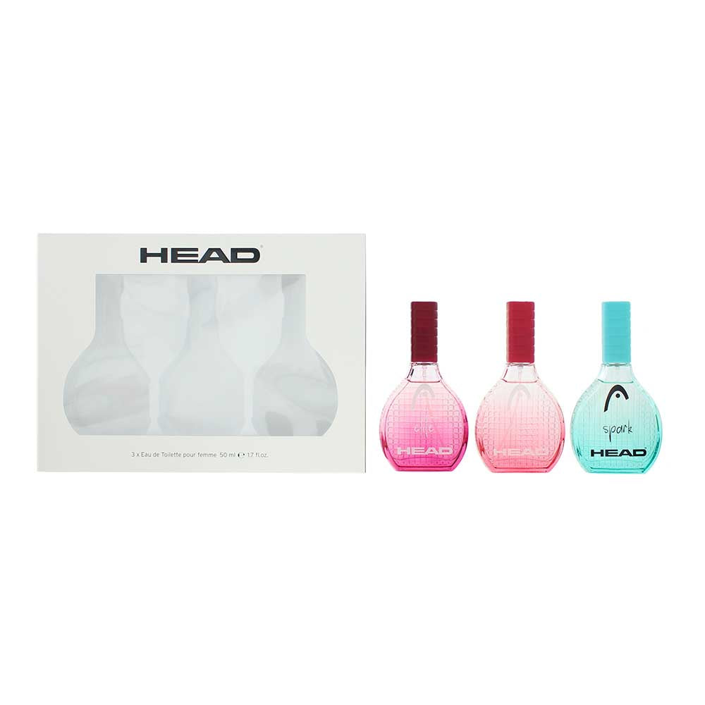 Head Women Gift Set: Bliss EDT 50ml - EliteEDT 50ml - Spark EDT 50ml - Glow Empire
