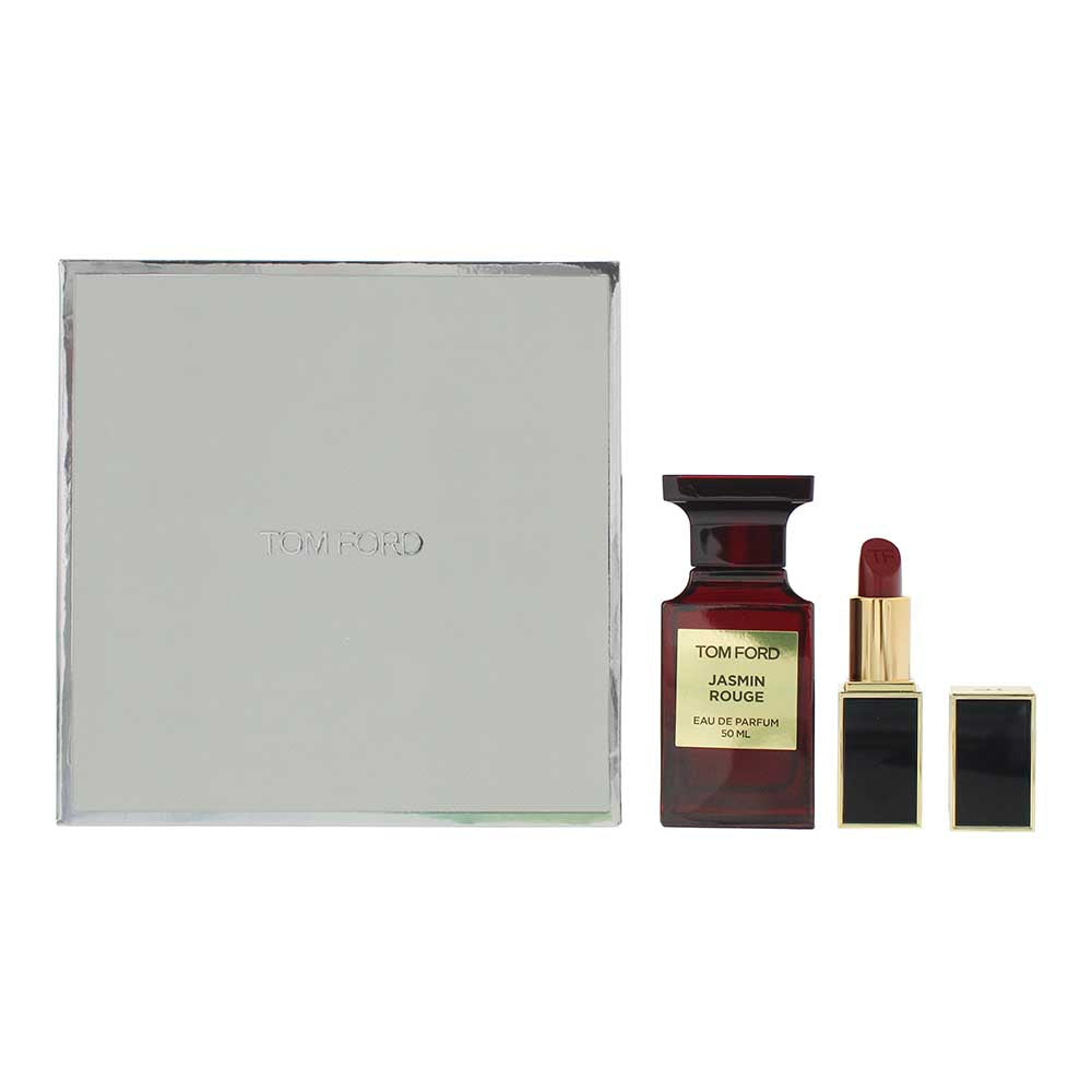Tom Ford Private Blend Jasmin Rouge Gift Set - EDP 50ml Spray + Lipstick 3g - Glow Empire