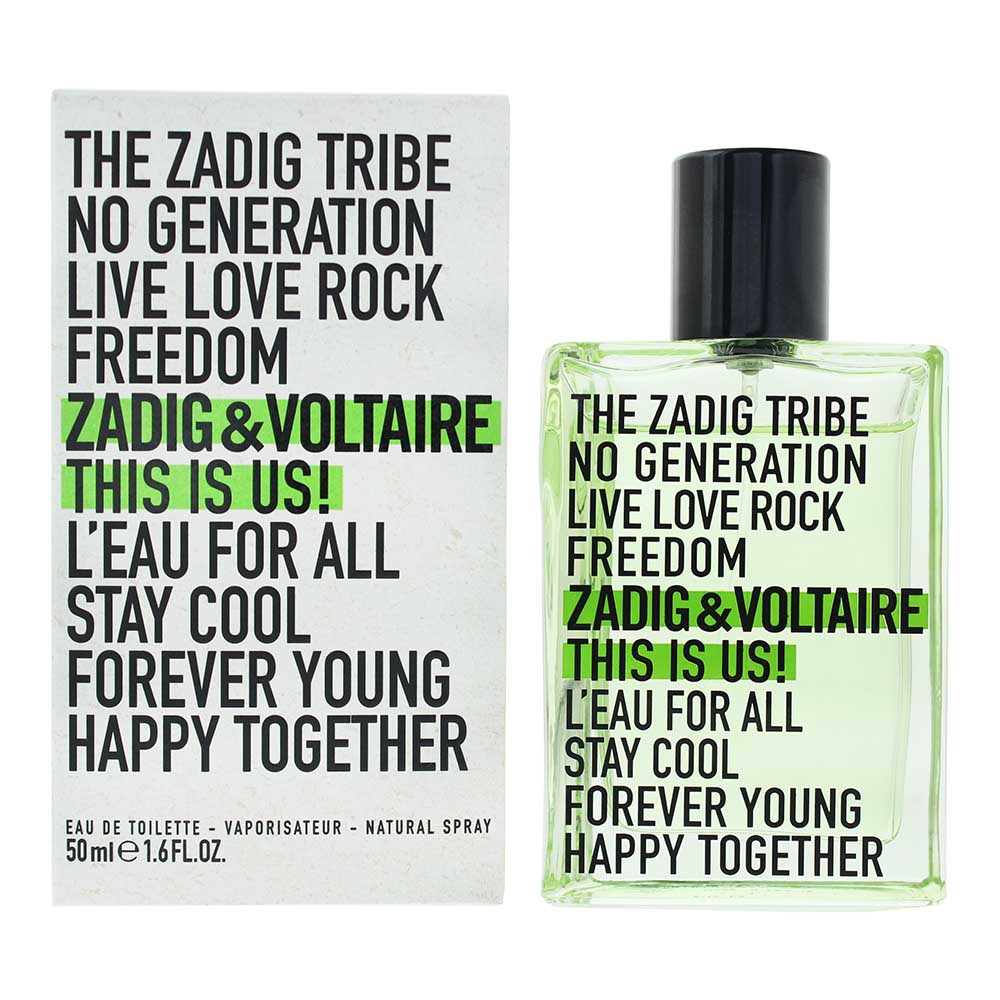 Zadig & Voltaire This Is Us! L'Eau For All Eau de Toilette 50ml - Glow Empire