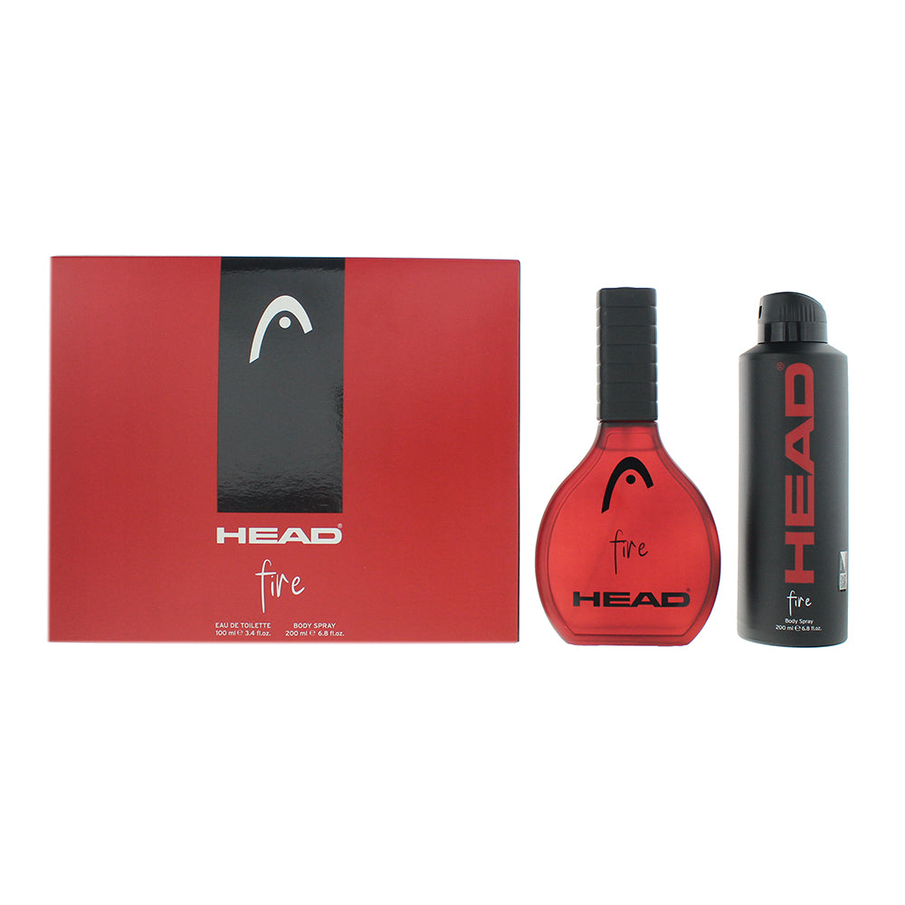 Head Fire Gift Set: EDT 100ml - Deodorant Spray 200ml - Glow Empire