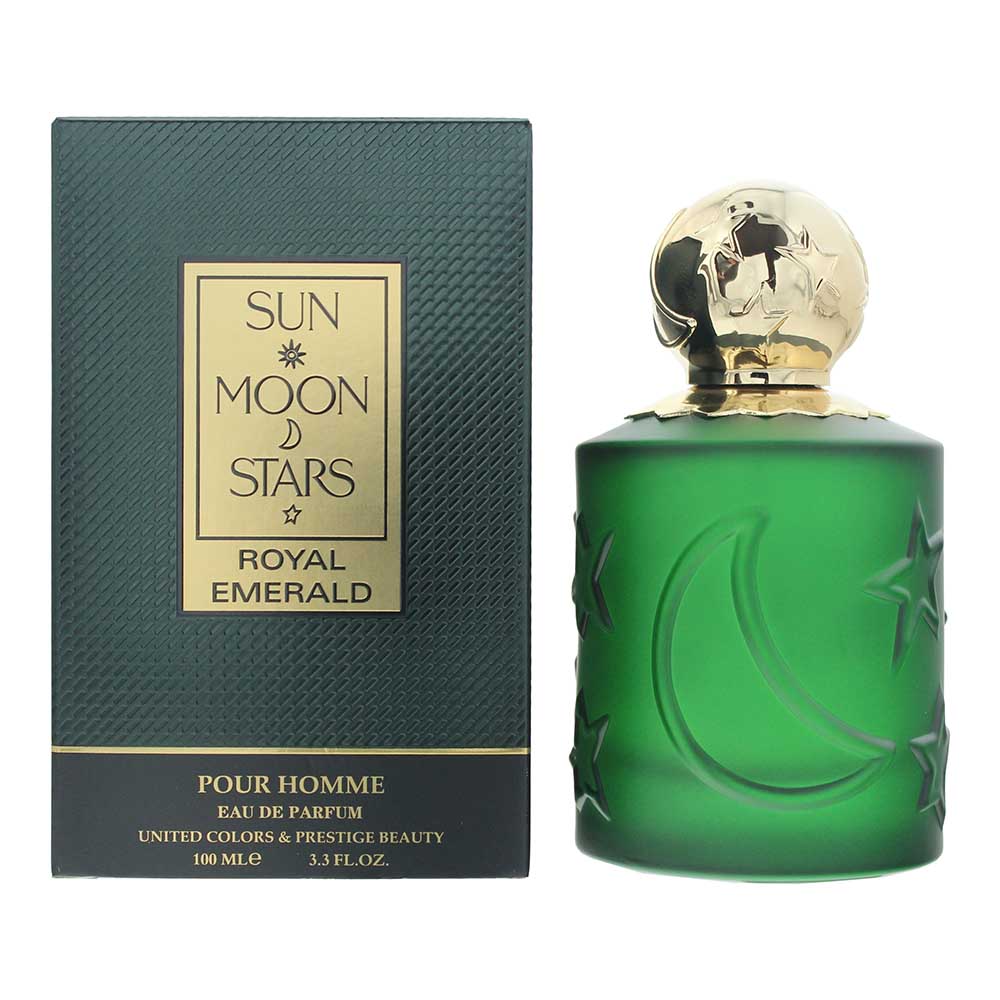 United Colors & Prestige Beauty Sun Moon Stars Royal Emerald Eau de Parfum 100ml Spray - Glow Empire