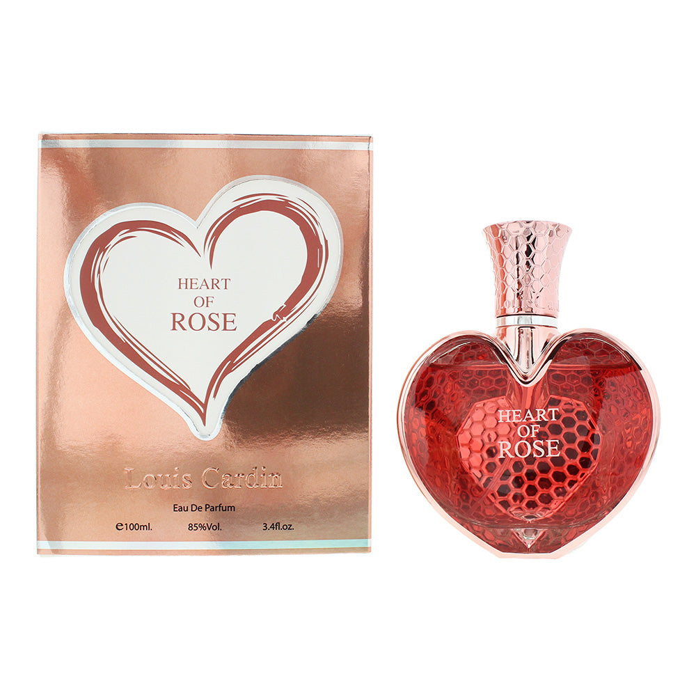 Louis Cardin Heart Of Rose Eau de Parfum 100ml Spray - Glow Empire