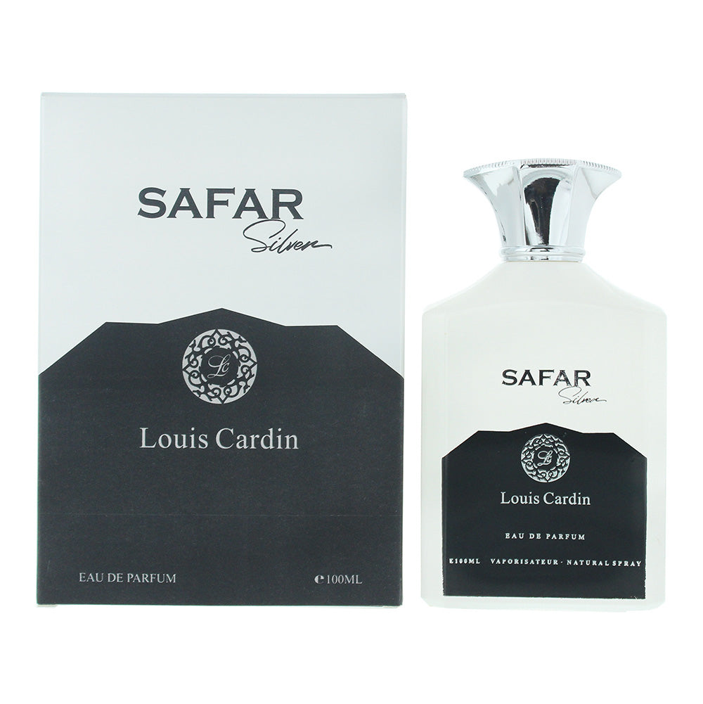 Louis Cardin Safar Silver Eau de Parfum 100ml Spray - Glow Empire