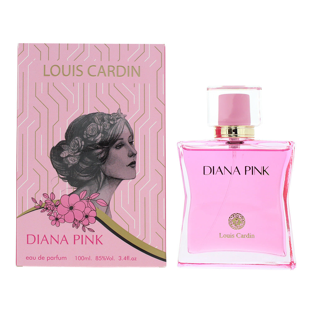 Louis Cardin Diana Pink Eau de Parfum 100ml Spray - Glow Empire