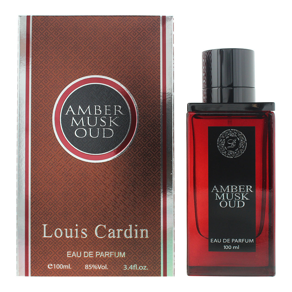 Louis Cardin Amber Musc Oud Eau de Parfum 100ml Spray - Glow Empire