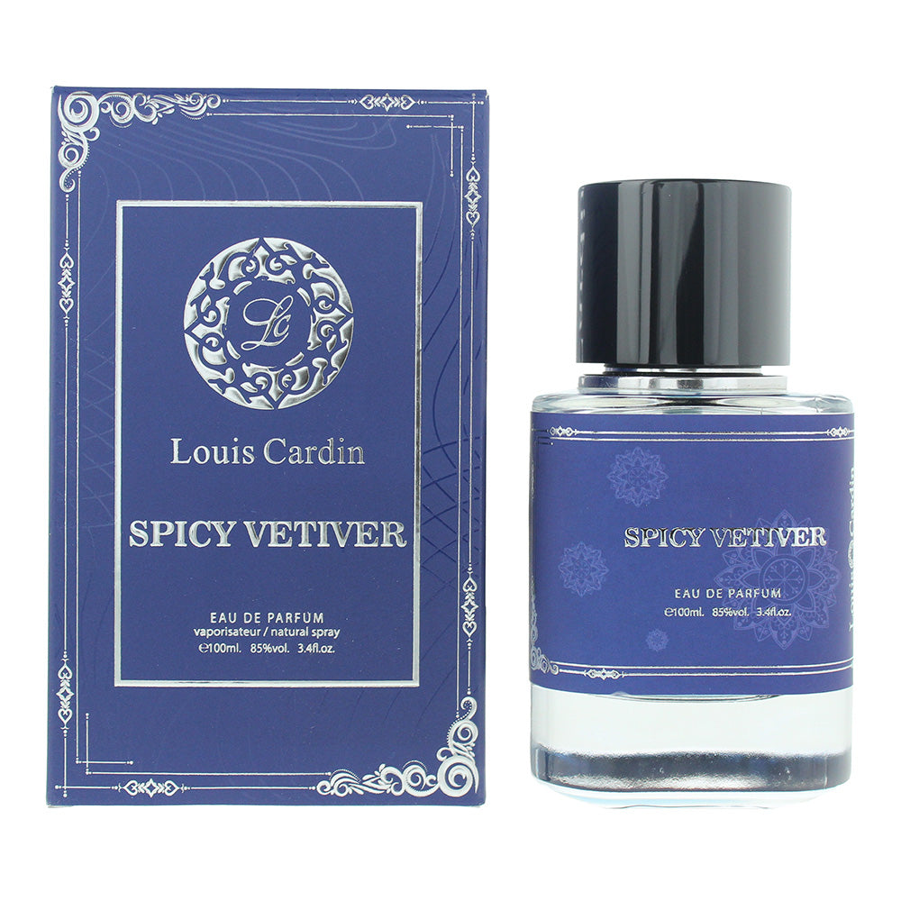 Louis Cardin Spicy Vetiver Eau de Parfum 100ml Spray - Glow Empire