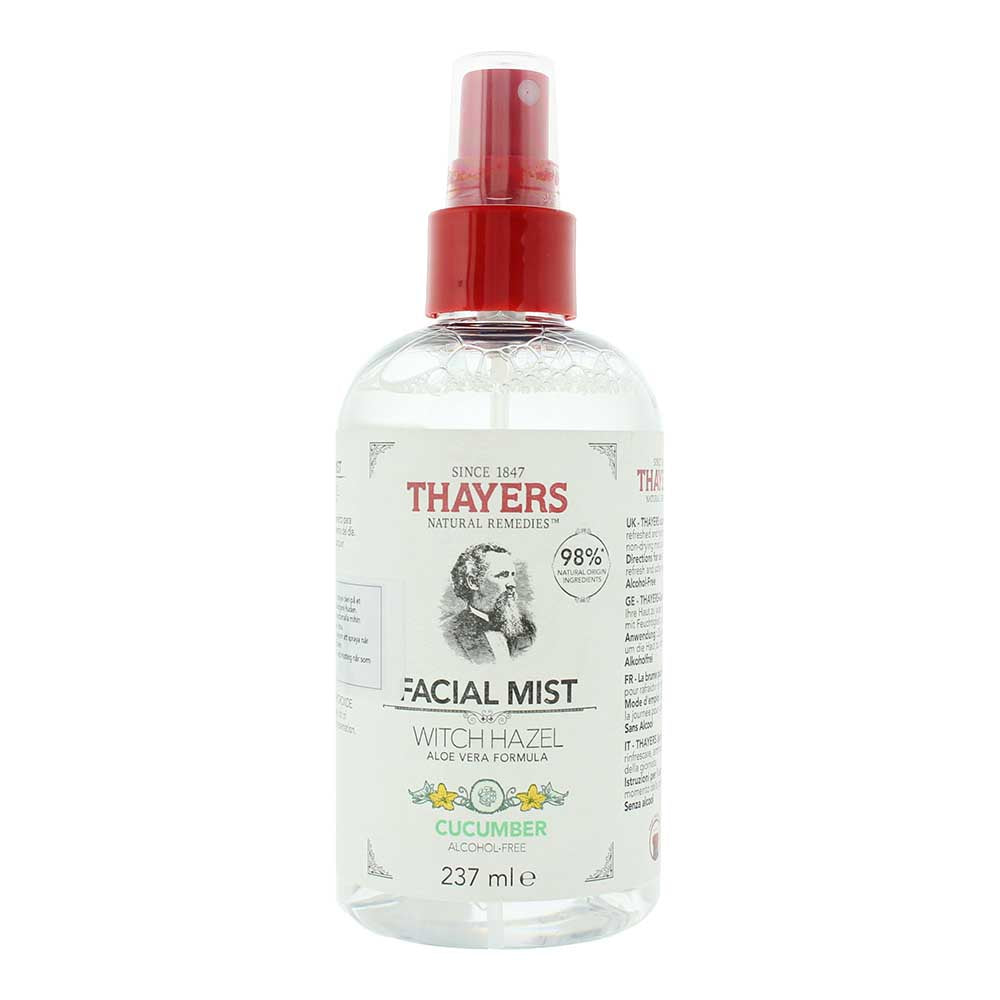 Thayers Witch Hazel Aloe Vera Formula Facial Mist 237ml - Cucumber/Alcohol Free - Glow Empire