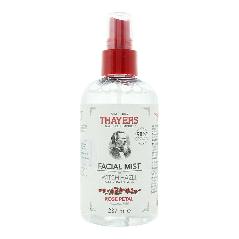 Thayers Witch Hazel Aloe Vera Formula Facial Mist 237ml - Rose Petal/Alcohol Free - Glow Empire