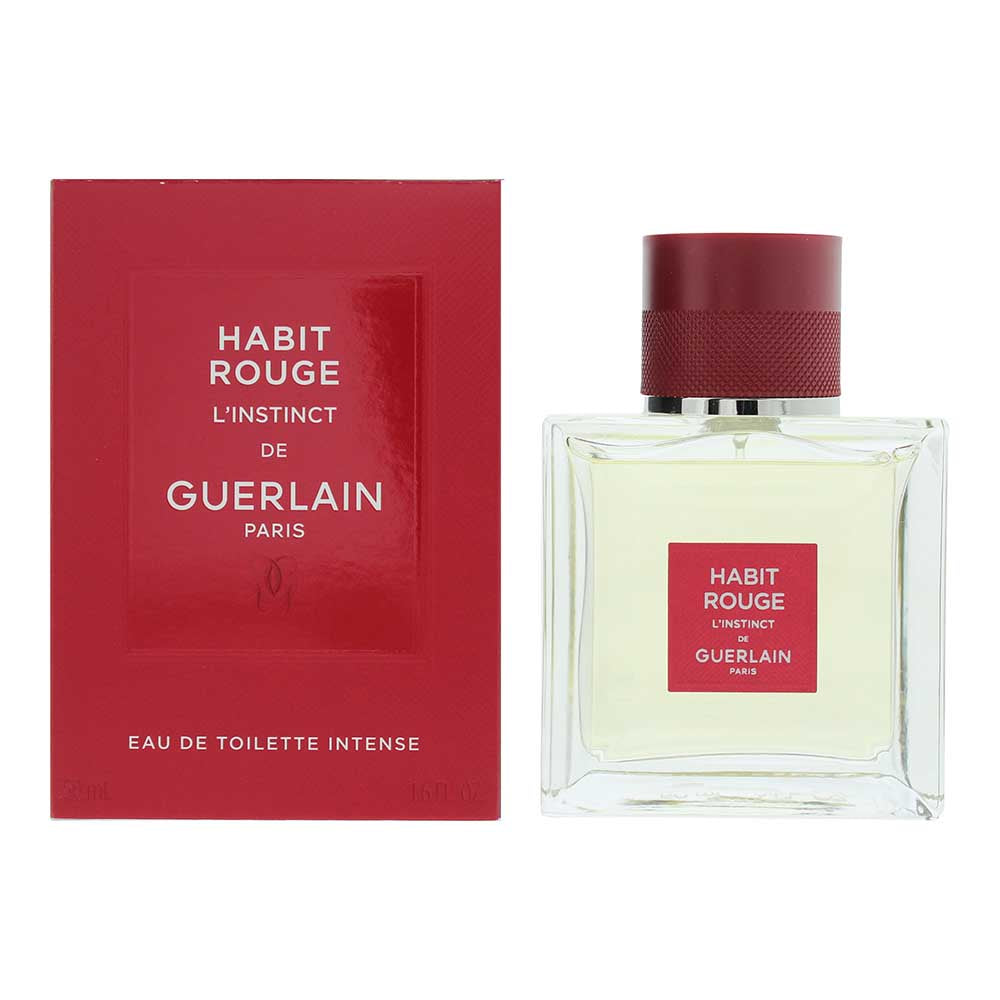 Guerlain Habit Rouge L'Instinct Eau de Toilette Intense 50ml Spray - Glow Empire