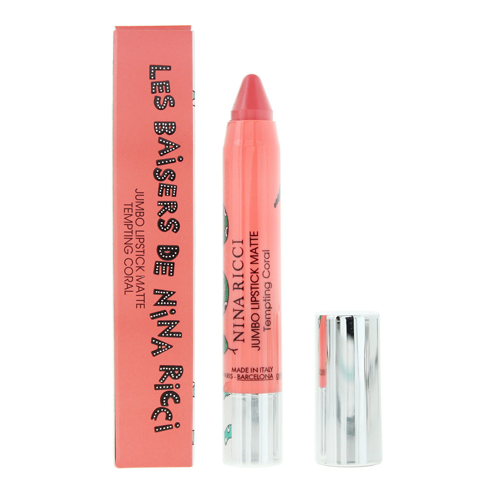 Nina Ricci Les Monstres de Nina Jumbo Matte Lipstick 2.5g - Tempting Coral - Glow Empire