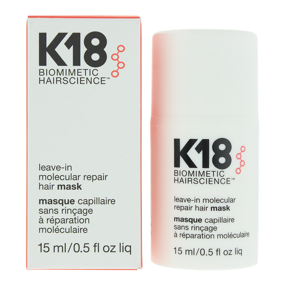 K18 Leave-In Molecular Repair Hair Mask 15ml - Glow Empire