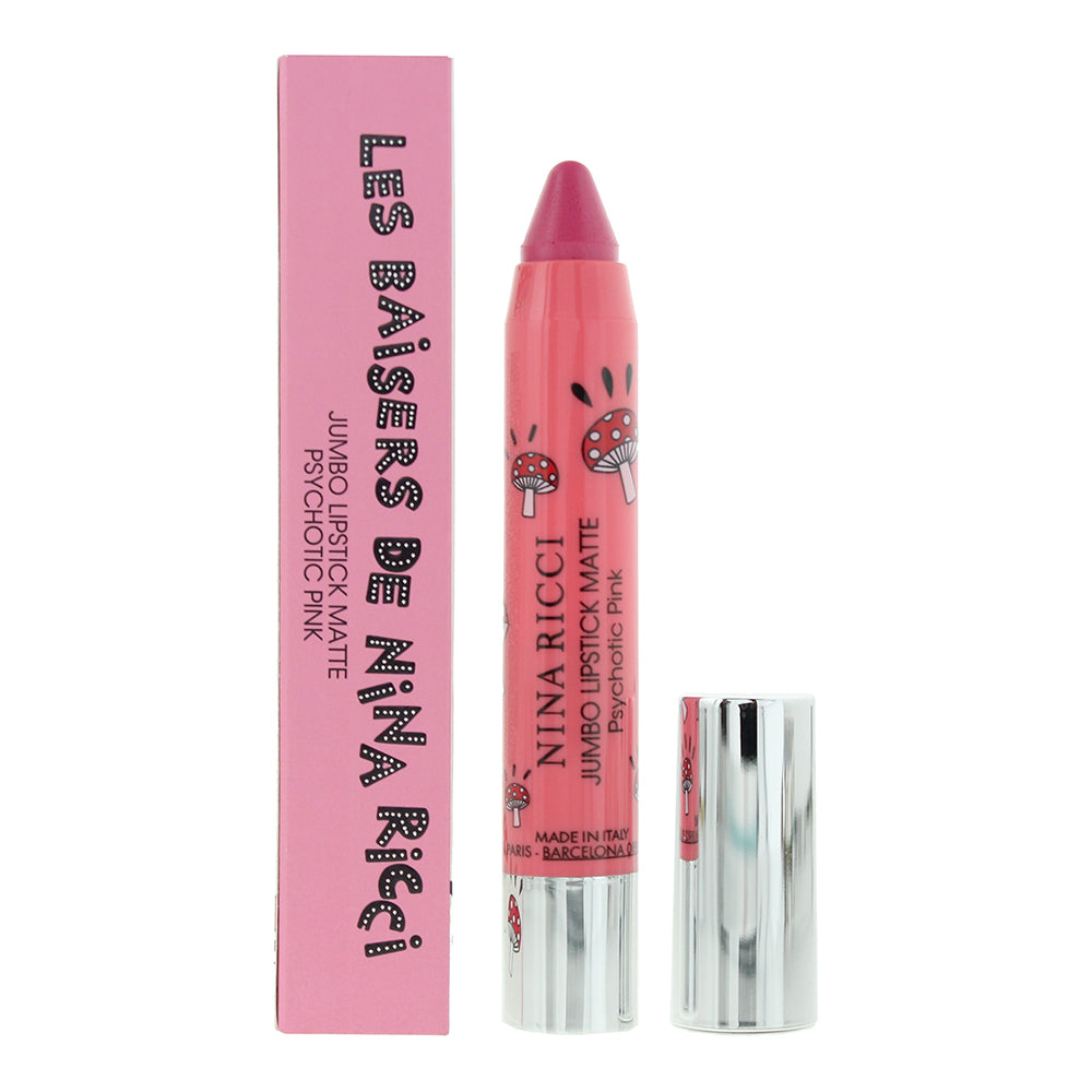 Nina Ricci Jumbo Matte Lipstick 2.5g - Psychotic Pink - Glow Empire