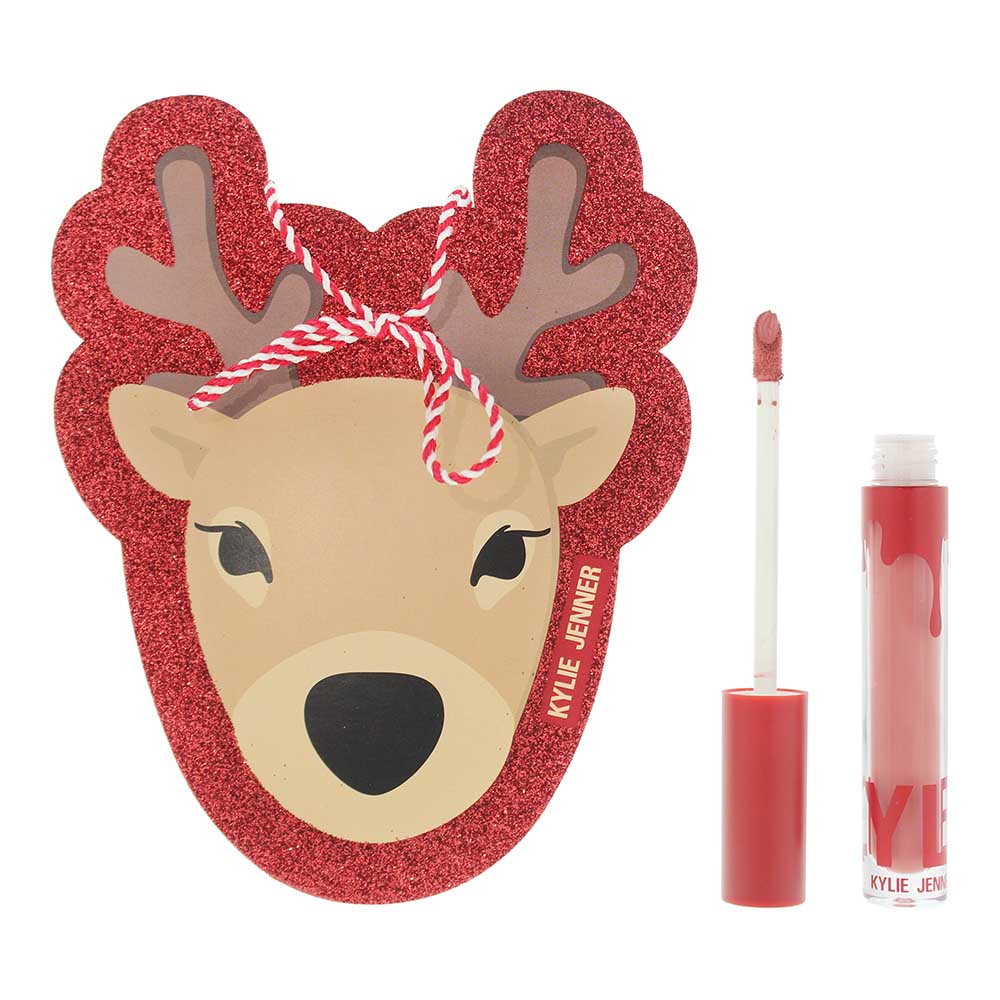 Kylie Jenner Kylie Holiday Collection Gift Set: Matte Liquid Lipstick 808 5ml + Ornament - Glow Empire