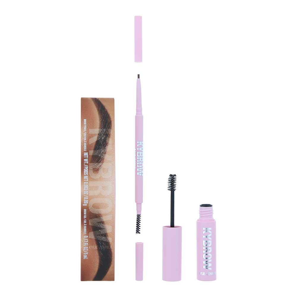 Kylie Cosmetics Kybrow Kit - 004 Medium Brown (Eyebrow gel 5 ml
Eyebrow pencil 004 brown 0.9 g) - Glow Empire