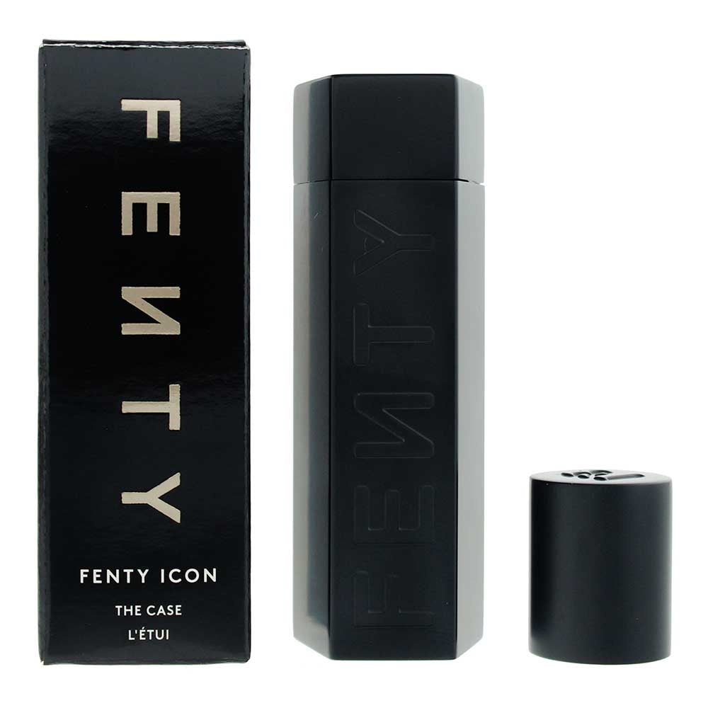 Fenty Beauty Icon The Case Refillable Lipstick Case - Matte Black Empty - Glow Empire