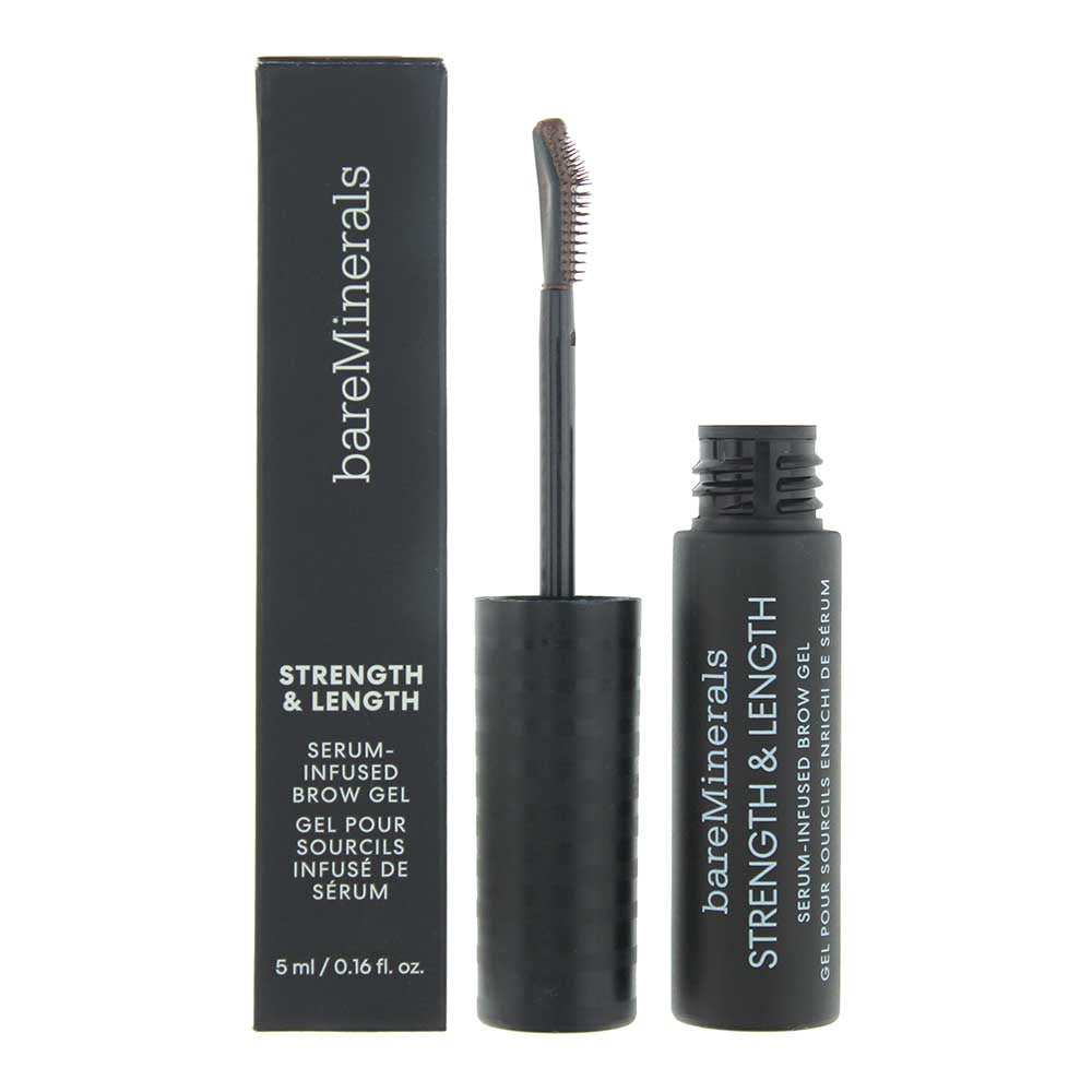 bareMinerals Strength & Length Serum-Infused Brow Gel 5ml - Coffee - Glow Empire