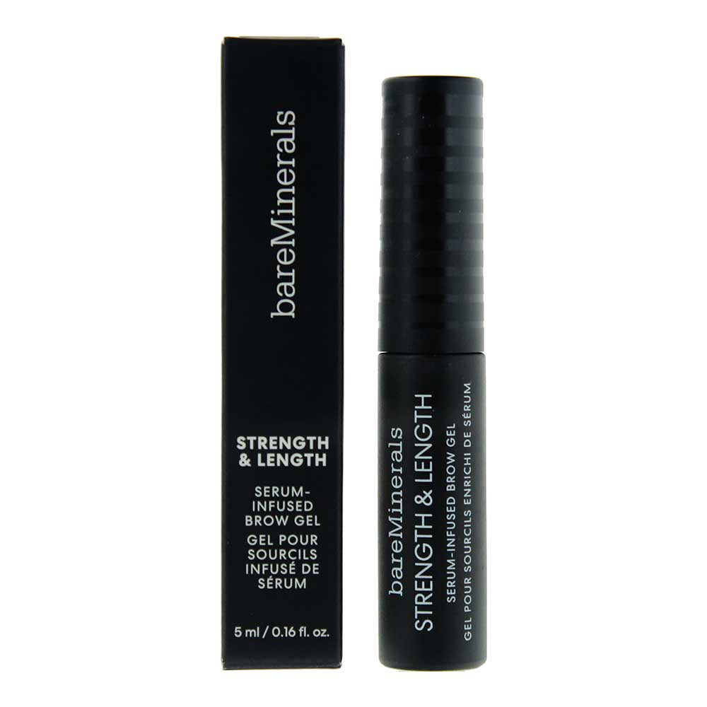 bareMinerals Strength & Length Serum-Infused Brow Gel 5ml - Chesnut - Glow Empire