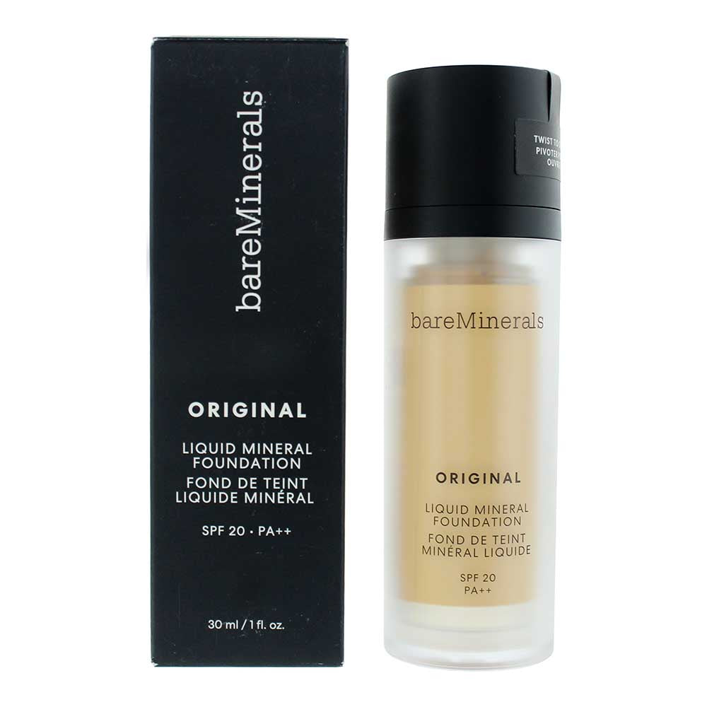 bareMinerals Original Liquid Mineral Foundation SPF20 30ml - 13 Golden Beige - Glow Empire