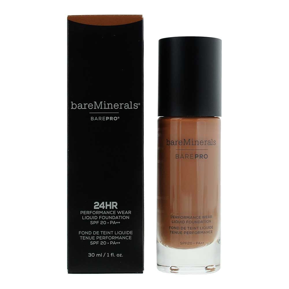 bareMinerals BarePro Performance Wear Liquid Foundation SPF20 30ml - 27 Espresso - Glow Empire