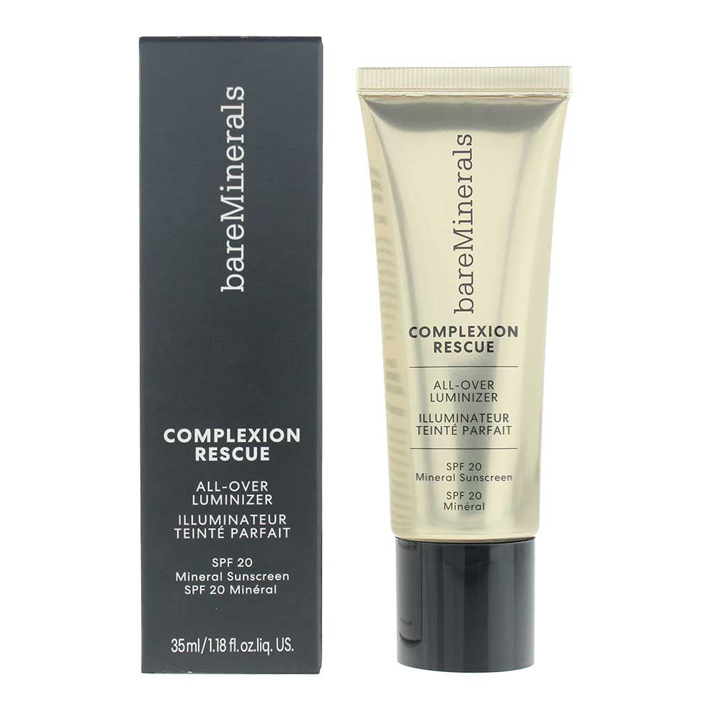 bareMinerals Complexion Rescue All Over Luminizer Tinted Moisturiser SPF20 35ml - Golden Peach - Glow Empire