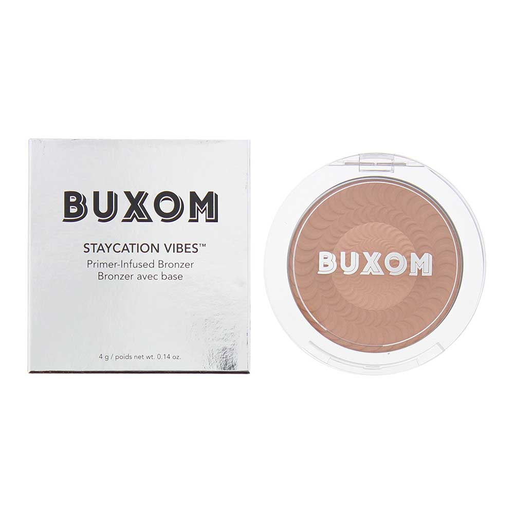Buxom Staycation Vibes Primer-Infused Bronzer - Rooftop Tan 4g - Glow Empire