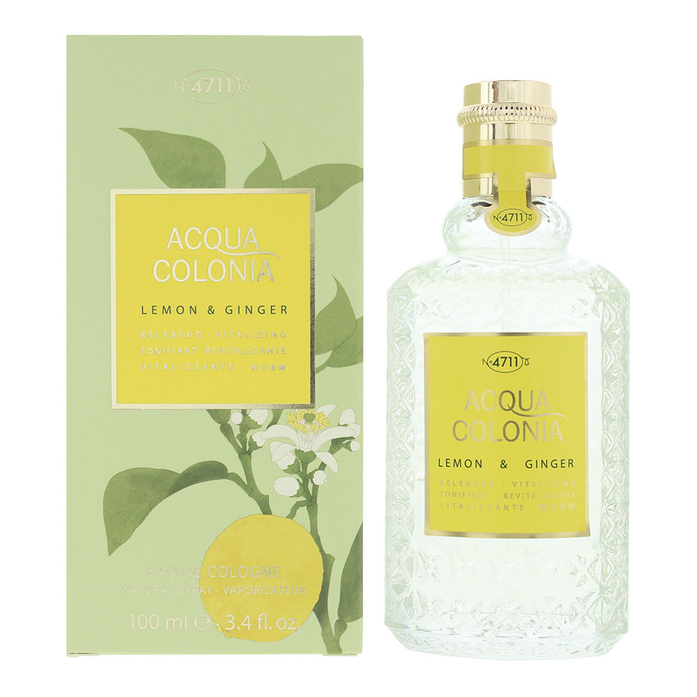 Mäurer & Wirtz 4711 Acqua Colonia Lemon & Ginger Eau De Cologne 100ml Spray - Glow Empire