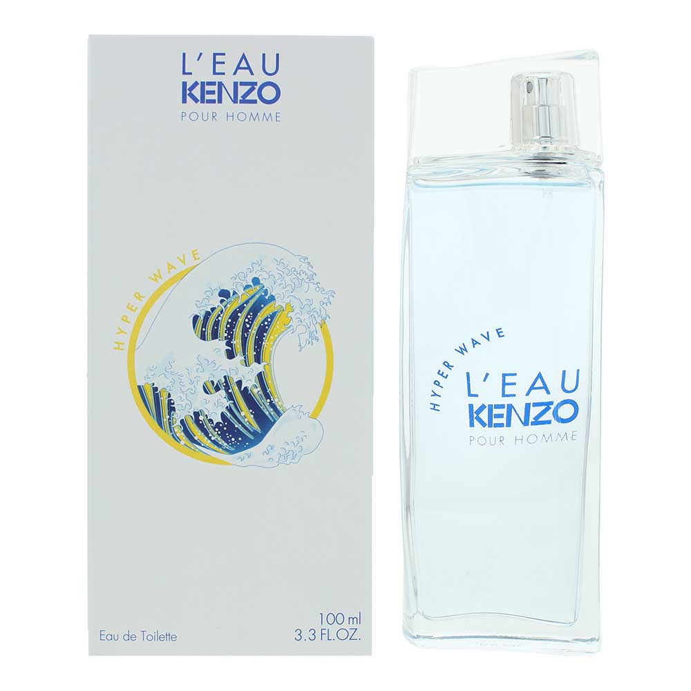 Kenzo L'Eau Kenzo Pour Homme Hyper Wave Eau de Toilette 100ml Spray - Glow Empire