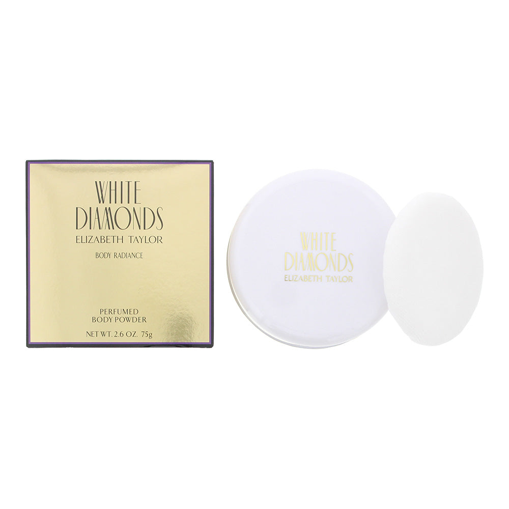 Elizabeth Taylor White Diamonds Body Powder 75g - Glow Empire