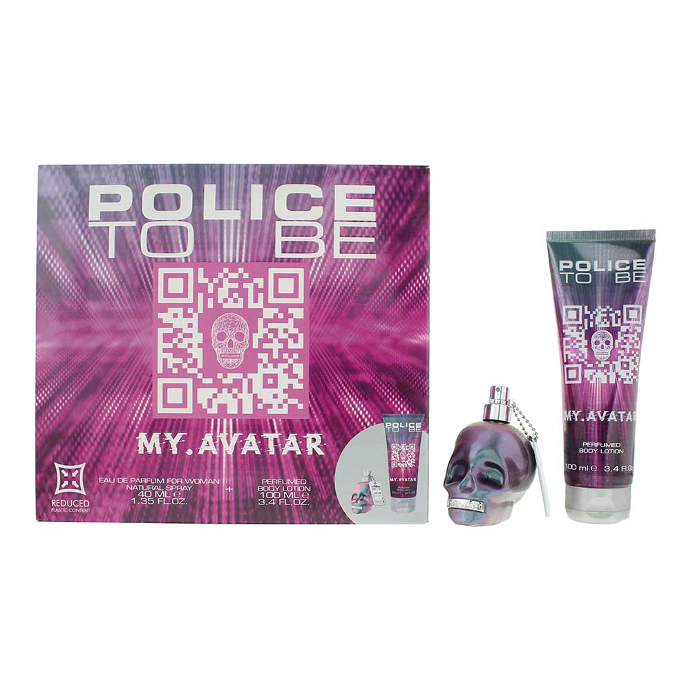 Police To Be My Avatar Gift Set: EDP 40ml - Body Lotion 100ml - Glow Empire