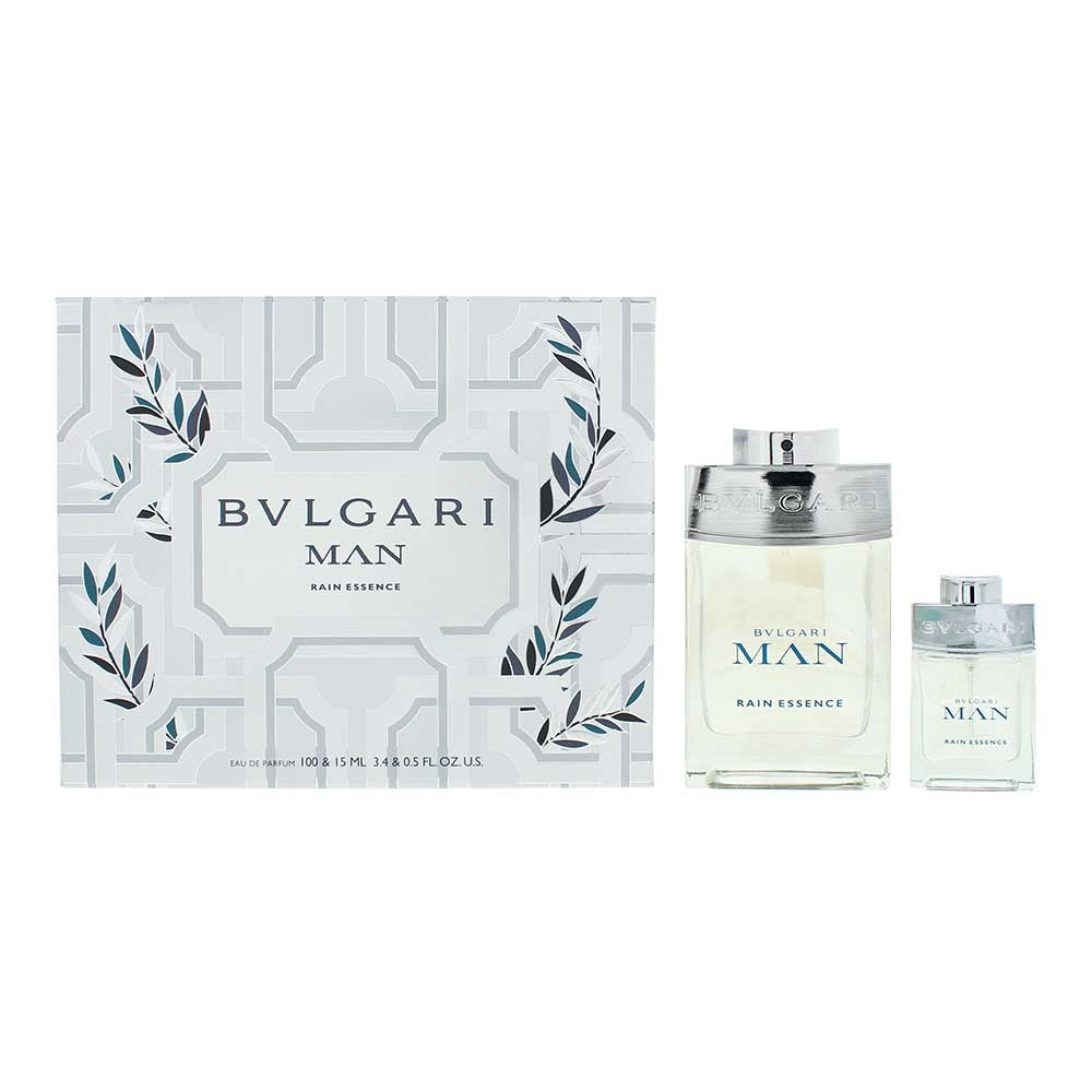 Bvlgari Man Rain Essence Gift Set 100ml EDP + 15ml EDP - Glow Empire