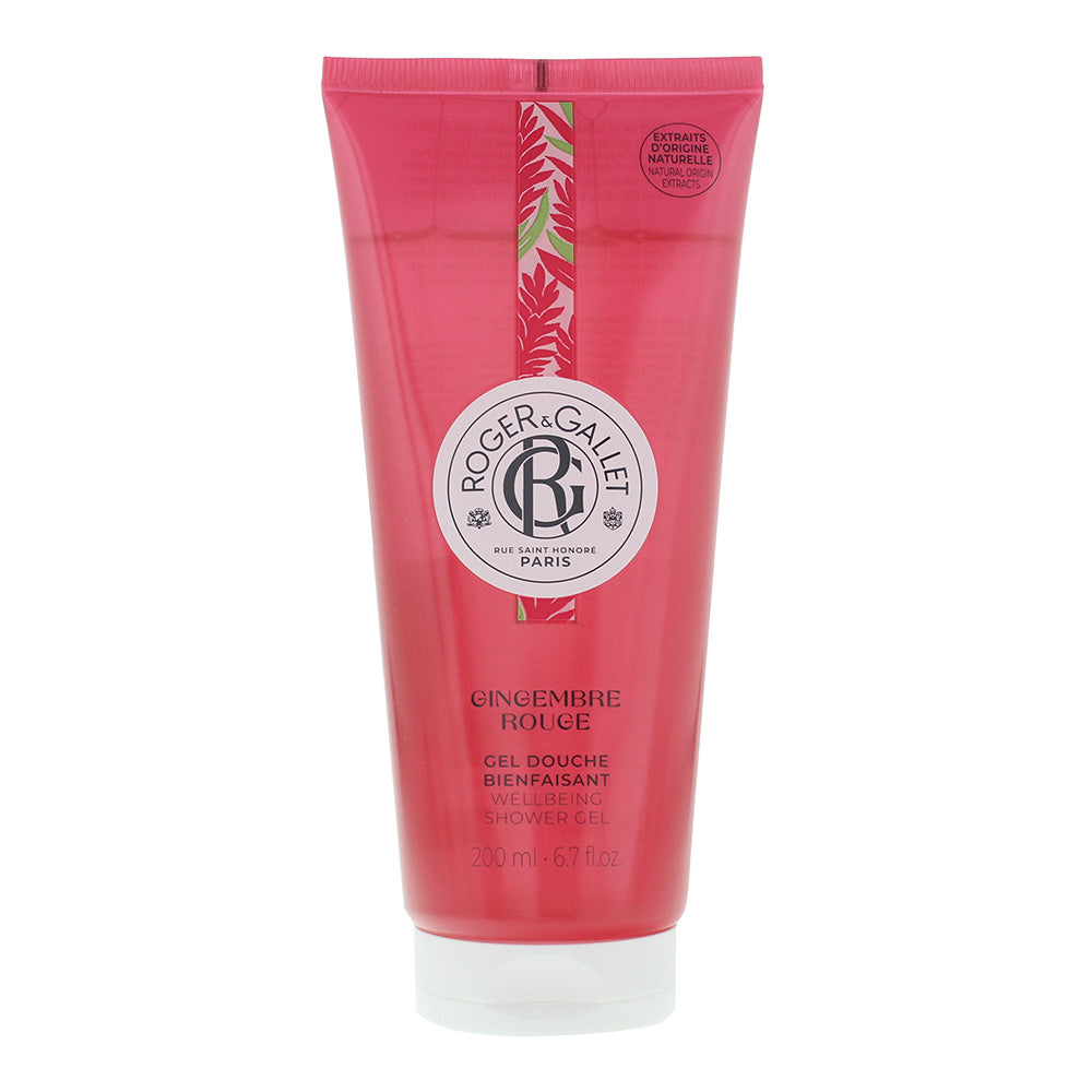 Roger & Gallet Gingembre Rouge Wellbeing Shower Gel 200ml - Glow Empire