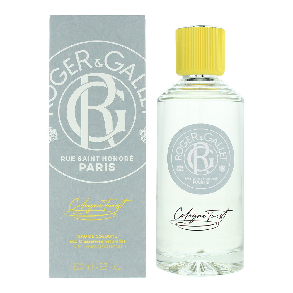 Roger & Gallet Cologne Twist Eau de Cologne 100ml Spray - Glow Empire