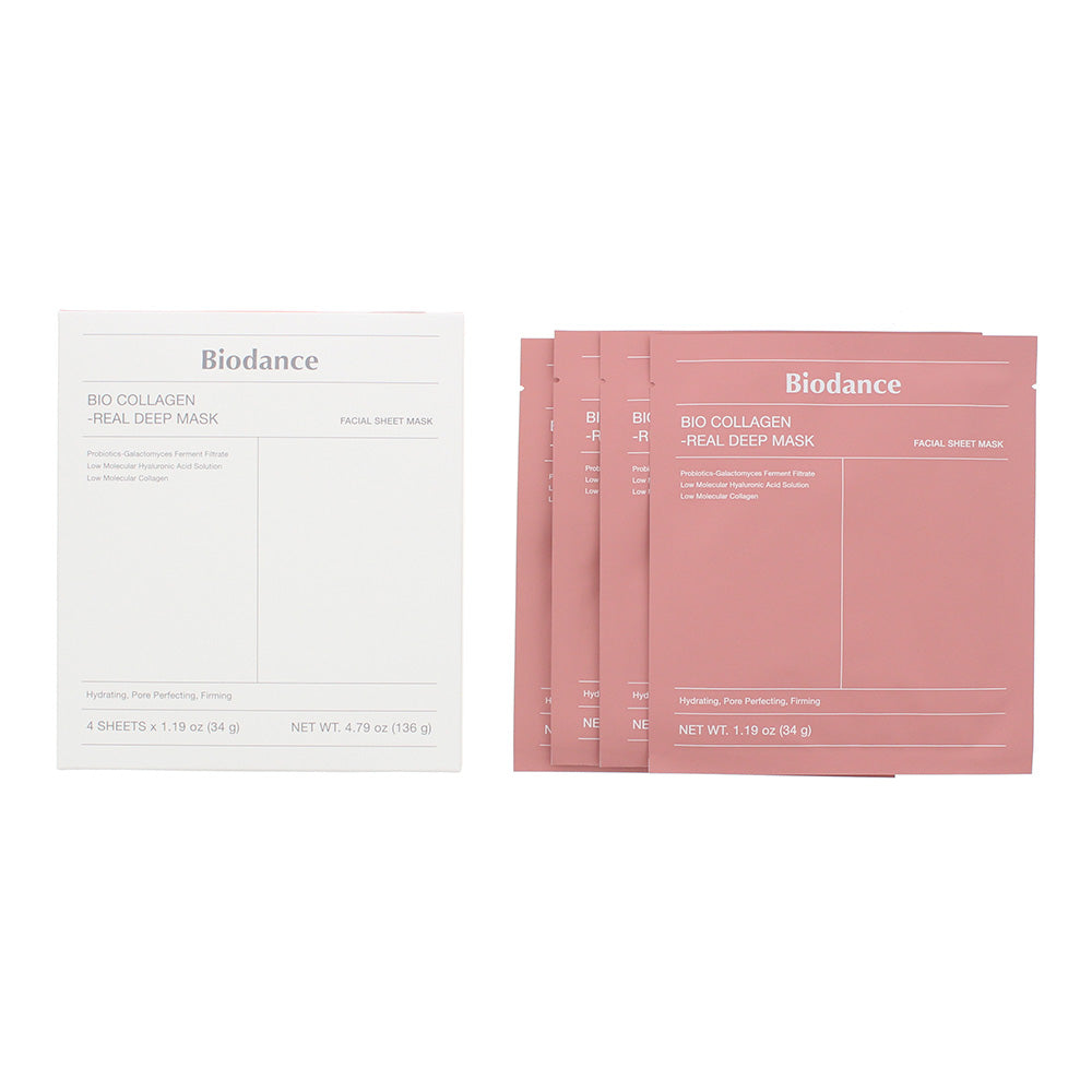 Biodance Bio-Collagen Real Deep Sheet Masks 4 x 34g - Glow Empire