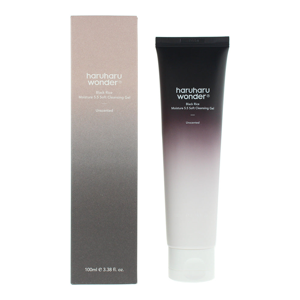 Haruharu Wonder Black Rice Moisture 5.5 Soft Cleansing Gel 100ml - Glow Empire