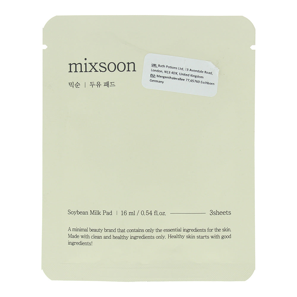 Mixsoon Soy Bean Milk Pad - 1 Piece (3 Pads) - Glow Empire