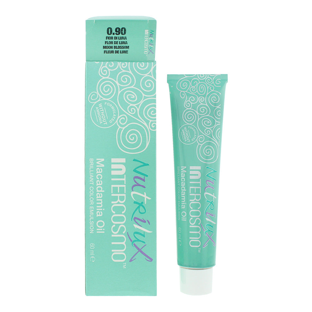 Intercosmo Nutrilux Macadamia Oil Hair Colour 60ml - 0.90 Moon Blossom - Glow Empire