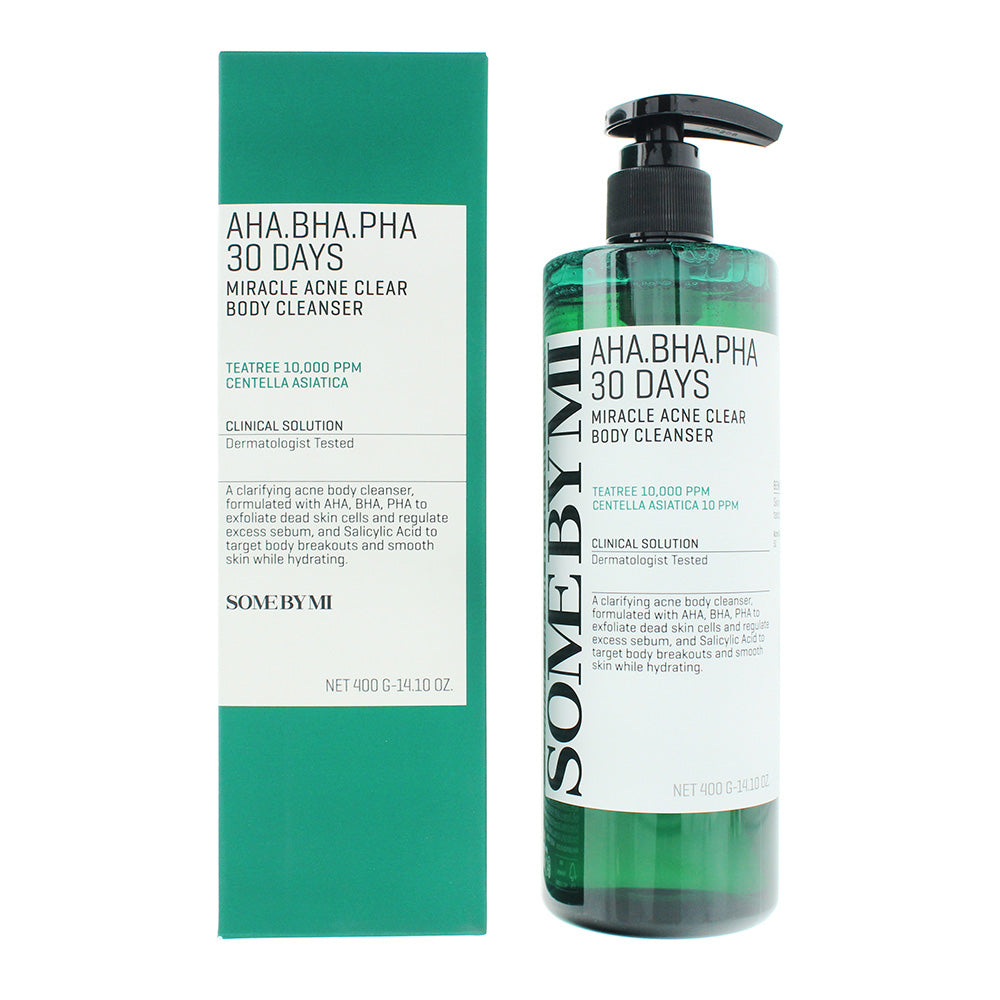 Some By Mi 30 Days AHA-BHA-PHA Acne Clear Body Cleanser 400ml - Glow Empire