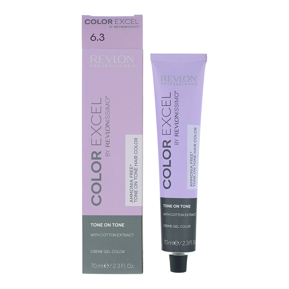 Revlon Color Excel 70ml - 6.3 Dark Golden Blonde Hair Colour - Glow Empire