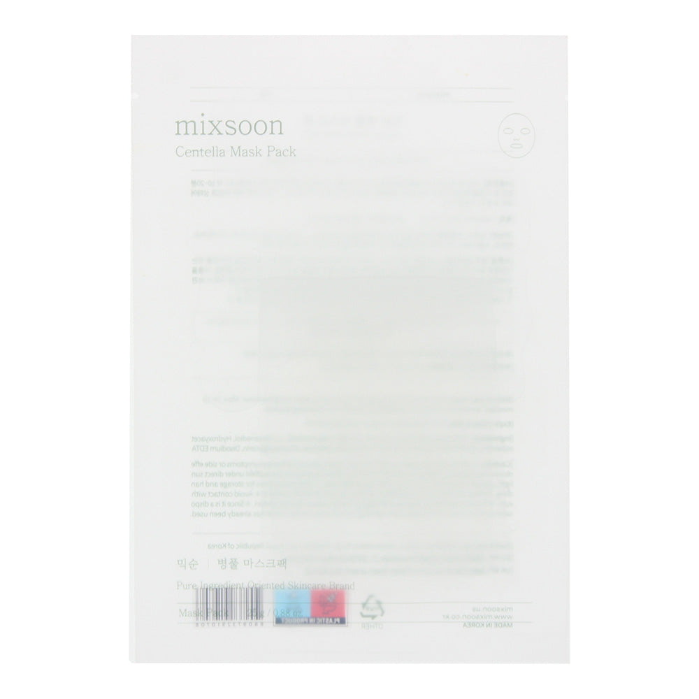 Mixsoon Centella Sheet Mask - 1 Piece (25g) - Glow Empire