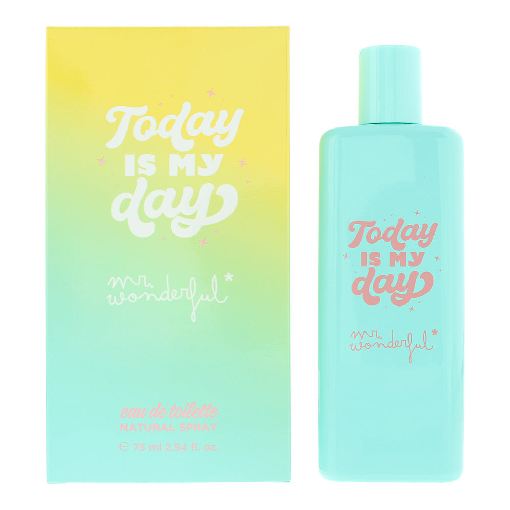 Mr. Wonderful Today Is My Day Eau de Toilette 75ml Spray - Glow Empire