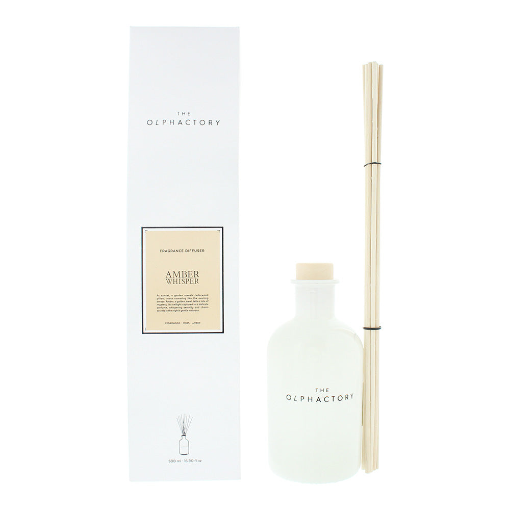 The Olphactory Amber Whisper Diffuser 500ml - Glow Empire