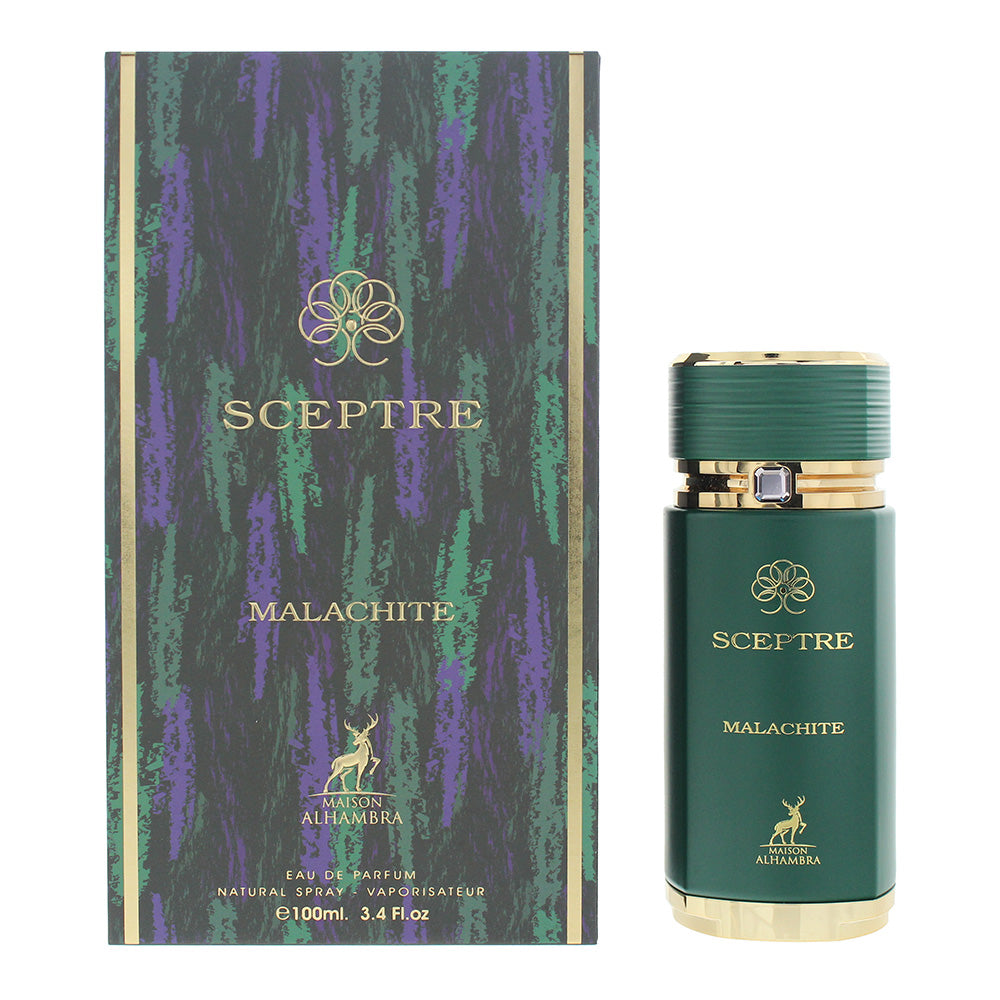 Maison Alhambra Sceptre Malachite Eau de Parfum 100ml Spray - Glow Empire