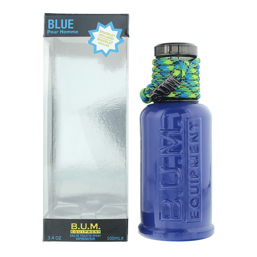 B.U.M. Equipment Blue Wrap Bracelet Eau de Toilette 100ml Spray - Glow Empire